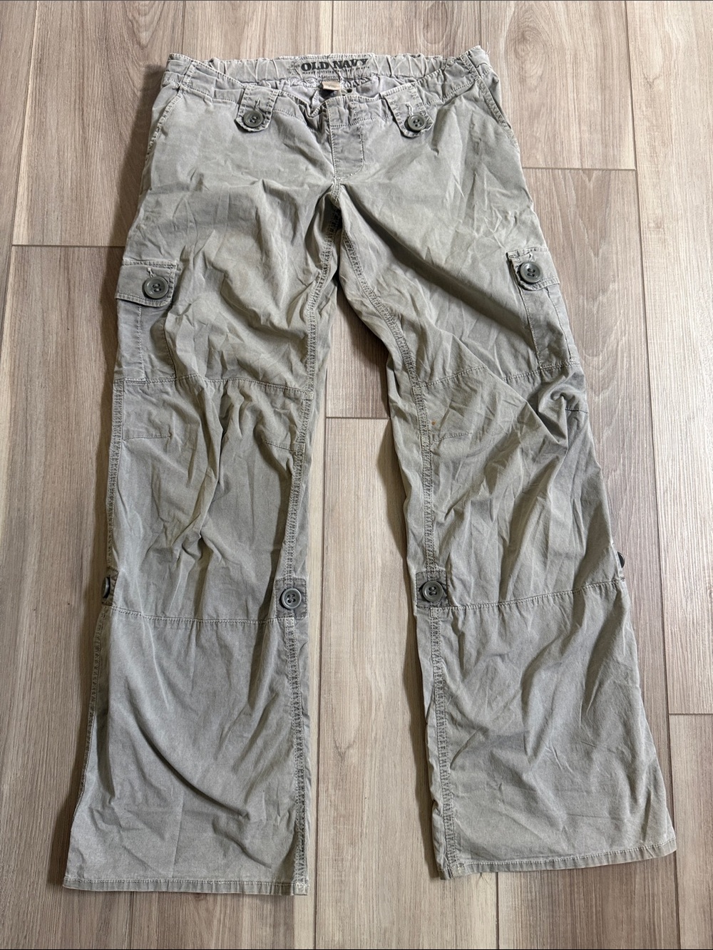 Old Navy Maternity Khaki I Cargo Pants - Light Taupe